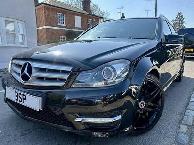 Begagnad Mercedes C220 AMG 2013 Svart Kombi
