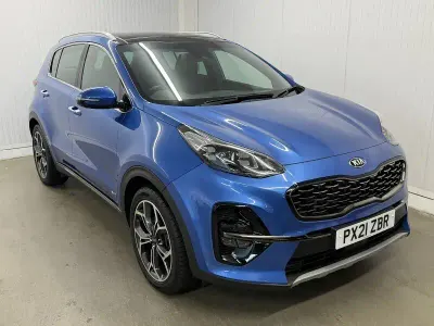 Used Kia Sportage GT-Line S 174 HP (127 kW) 2021 Blue SUV