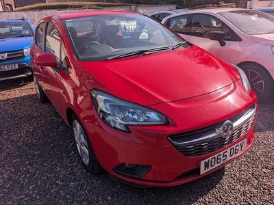 Used Vauxhall Corsa Design Edition 75 HP (55 kW) 2016 Red Hatchback