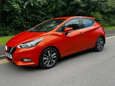 Used Nissan Micra Acenta 90 HP (66 kW) 2018 Orange Hatchback