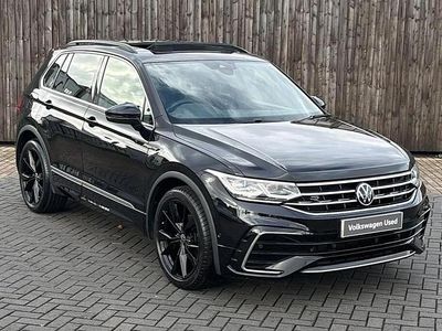 Black Used 2021 VW Tiguan R-line SUV | £23,799 (Fair price)
