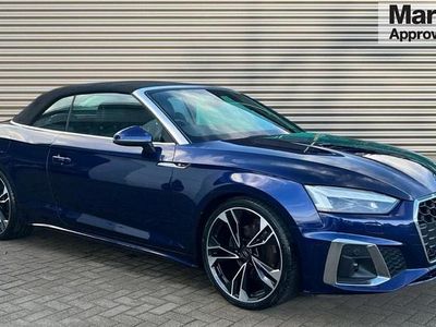 Blue Used 2020 Audi A5 Cabriolet Comfort Cabriolet | £24,957 (Expensive)