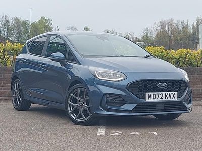 Begagnad Ford Fiesta ST-Line 100 HK (73 kW) 2023 Blå Halvkombi