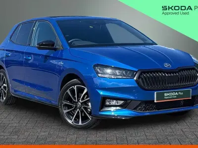 Used Skoda Fabia Monte Carlo 85 HP (62 kW) 2024 Race blue metallic Hatchback