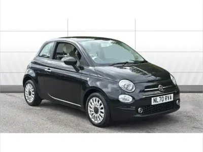 Used Fiat 500 Lounge 68 HP (50 kW) 2020 Black Hatchback