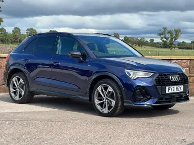 Used Audi Q3 Black Edition 2021 Blue SUV