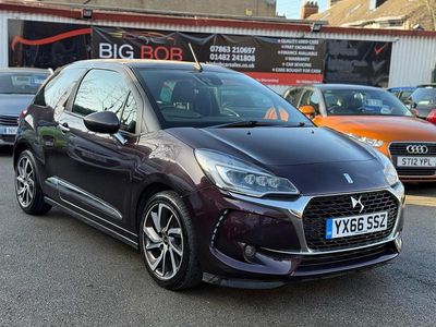 Mauve/purple Used 2016 DS Automobiles DS3 Cabriolet Prestige Cabriolet | £4,599 (Fair price)
