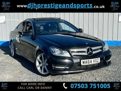 Begagnad Mercedes C250 Sport Edition 204 HK (150 kW) 2014 Svart Sportkupé