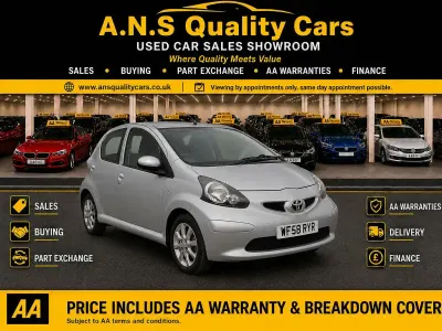 Used Toyota Aygo Platinum 67 HP (49 kW) 2008 Silver Hatchback
