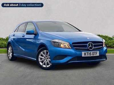 Used Mercedes A180 SE 109 HP (80 kW) 2015 Blue Hatchback