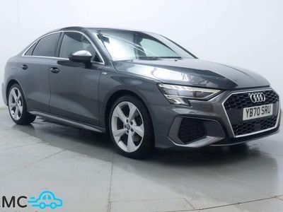 Używany Audi A3 S-Line 150 KM (110 kW) 2021 Szary Sedan/Limuzyna
