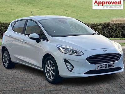 White Used 2018 Ford Fiesta Zetec Hatchback | £8,250 (Fair price)