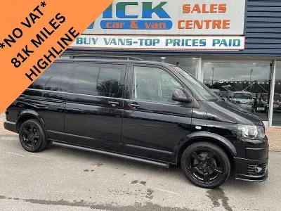 Used VW Transporter Highline 102 HP (75 kW) 2014 Black Van