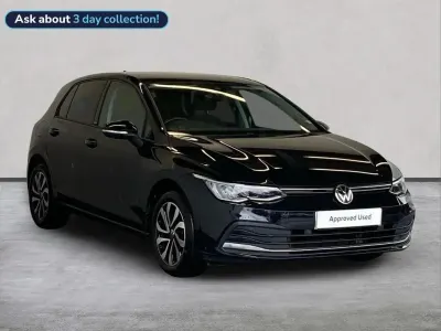 Used VW Golf VIII Active 128 HP (94 kW) 2022 Black Hatchback