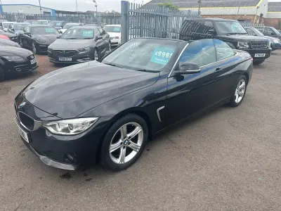 Used BMW 420 Cabriolet Performance 190 HP (139 kW) 2015 Black Cabriolet