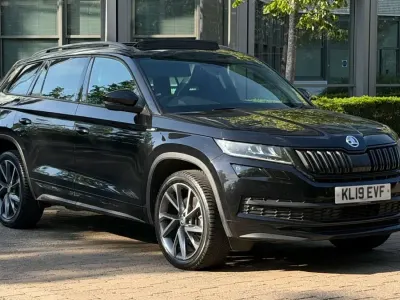 Used Skoda Kodiaq SportLine 186 HP (136 kW) 2019 Black SUV