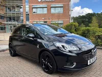 Used Vauxhall Corsa Edition 90 HP (66 kW) 2015 Black Hatchback