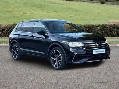 Black Used 2025 VW Tiguan Allspace R-line SUV | £36,490 (A bit pricey)