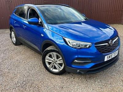 Used Vauxhall Grandland X S 130 HP (95 kW) 2018 Blue SUV