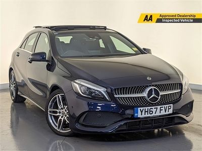 used Mercedes A180 A Class 1.5AMG Line (Premium Plus) 7G-DCT Euro 6 (s/s) 5dr SVC HISTORY 1 OWNER SAT NAV Hatchback