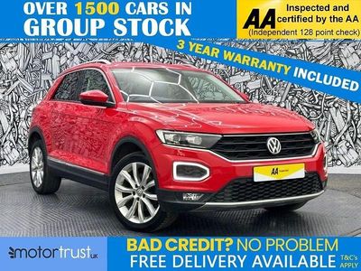 Used VW T-Roc SEL 150 HP (110 kW) 2018 Red SUV
