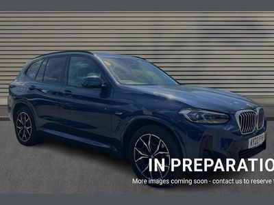 Used BMW X3 M Sport 292 HP (214 kW) 2022 Phytonic blue metallic paint SUV