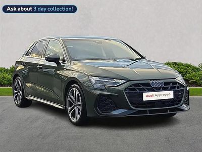 Used Audi A3 S-Line 150 HP (110 kW) 2025 Green Hatchback