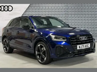 Used Audi Q2 Black Edition 147 HP (108 kW) 2021 Blue SUV