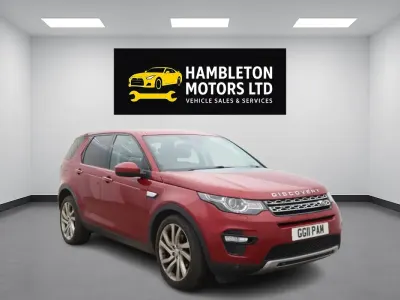 Used Land Rover Discovery Sport HSE Luxury 180 HP (132 kW) 2017 Red SUV
