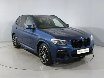 Used BMW X3 M Sport 187 HP (137 kW) 2021 Blue SUV