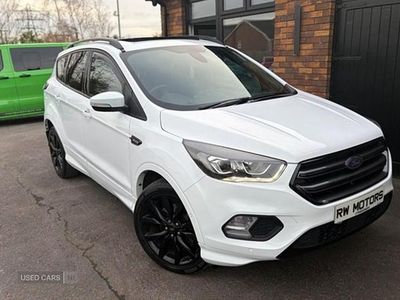 White Used 2018 Ford Kuga ST-Line X SUV | £9,495 (Fair price)