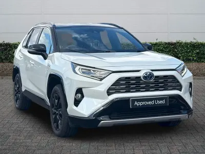 Used Toyota RAV4 Hybrid 2021 White SUV
