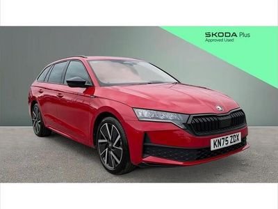 Used Skoda Octavia SportLine 150 HP (110 kW) 2025 Red Estate