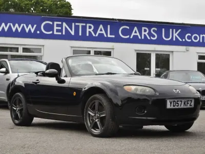 Used Mazda MX5 126 HP (92 kW) 2007 Black Cabriolet