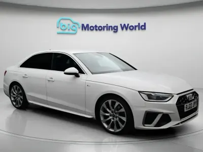 Used Audi A4 S-Line 150 HP (110 kW) 2021 White Sedan