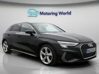 Used Audi A3 Sportback S-Line 150 HP (110 kW) 2023 Black Hatchback