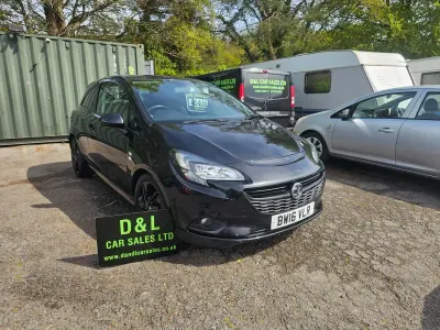 Begagnad Vauxhall Corsa Edition 2016 Svart Halvkombi