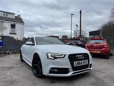 Used Audi A5 Black Edition 177 HP (130 kW) 2014 White Coupe