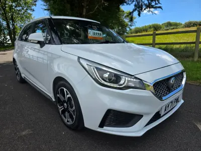 Used MG MG3 Excite 106 HP (77 kW) 2022 White Hatchback