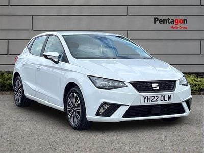 Used Seat Ibiza SE Technology 94 HP (69 kW) 2022 White Hatchback