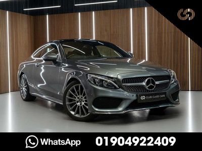 Used Mercedes C220 AMG Line Premium 170 HP (125 kW) 2018 Grey Coupe