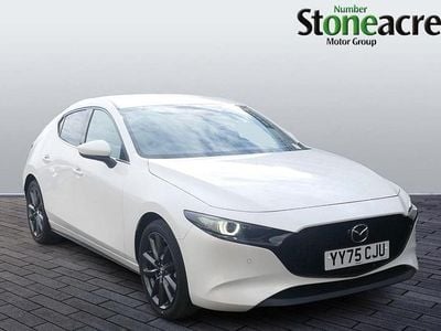White New 2025 Mazda 3 Exclusive-Line Hatchback | £20,995 (Fair price)