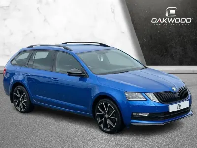 Used Skoda Octavia SportLine 150 HP (110 kW) 2019 Blue Estate