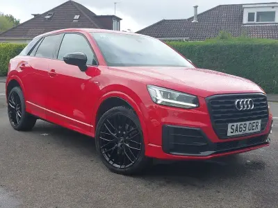 Used Audi Q2 Black Edition 116 HP (85 kW) 2019 Red SUV