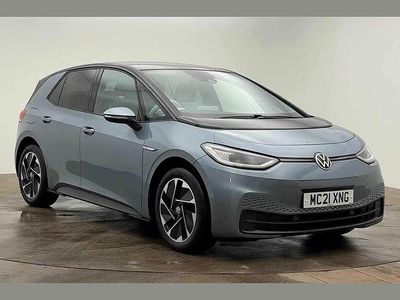 Used VW ID.3 Pro Performance 150 kW (204 HP) 2021 Blue Hatchback