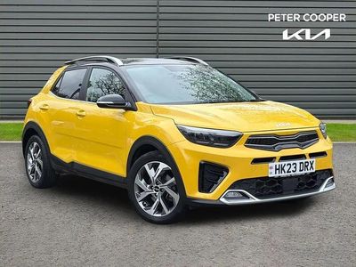 Used Kia Stonic GT-Line S 117 HP (86 kW) 2023 Yellow SUV