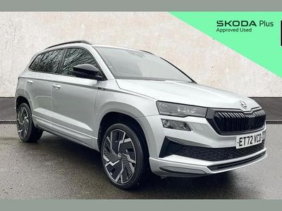 Used Skoda Karoq SportLine 147 HP (108 kW) 2022 Silver SUV