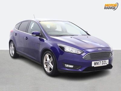 Used Ford Focus Zetec 2017 Blue Hatchback