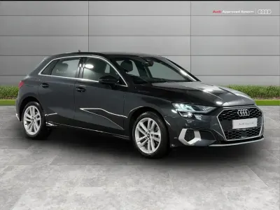 Begagnad Audi A3 Sport 150 HK (110 kW) 2023 Grå Sedan