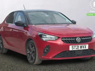 Used Vauxhall Corsa Elite 101 HP (74 kW) 2021 Red Hatchback
